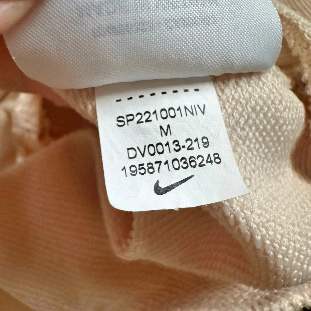 Nike Dri-FIT‎ Standard Issue Hoodie Men's Size M Cream Yellow Floral Graphic